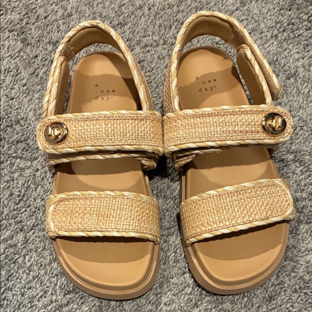 A New Day Tan Sandals size 7